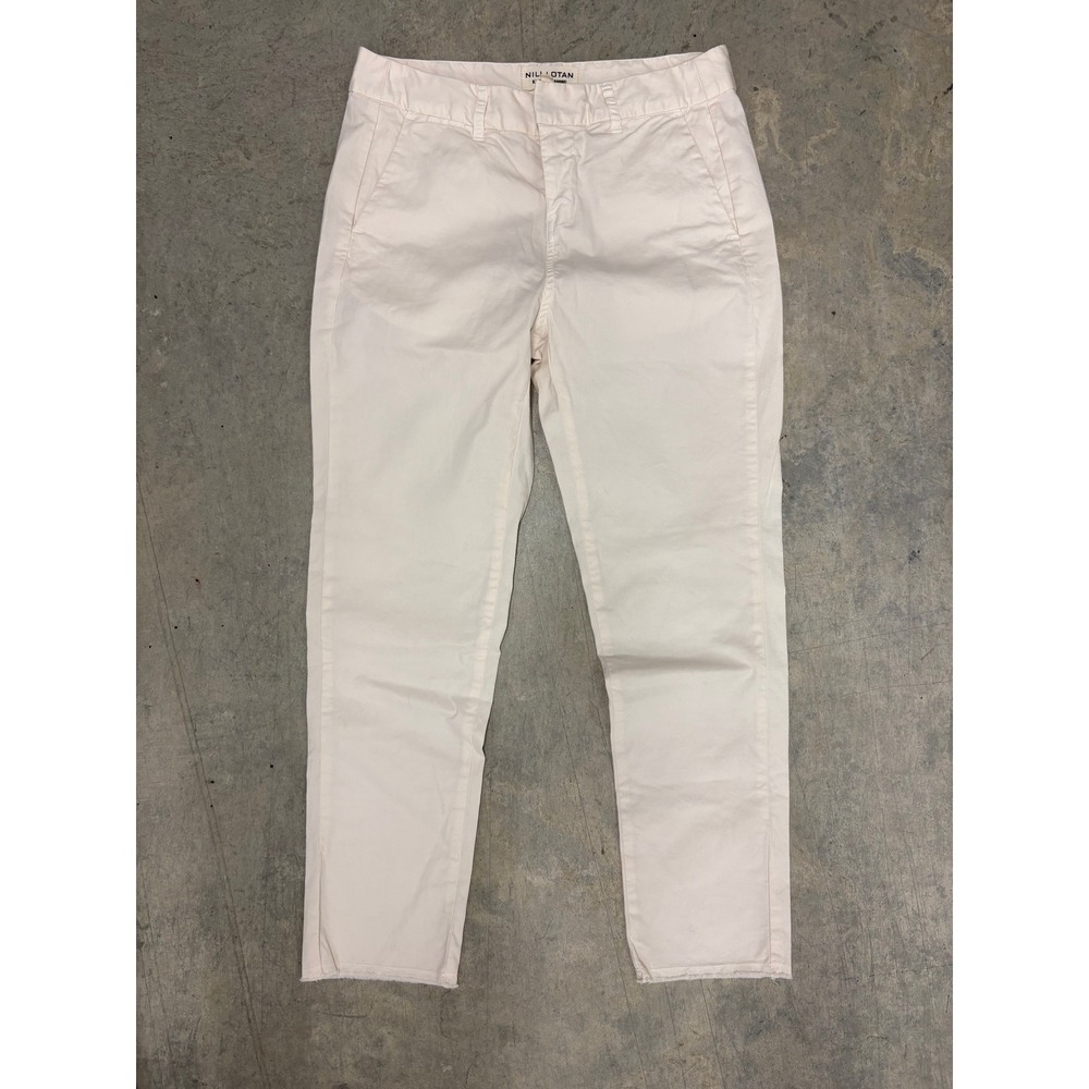 Nili Lotan Cream Cropped Pants‎ Women's Size 0 Casual Trousers